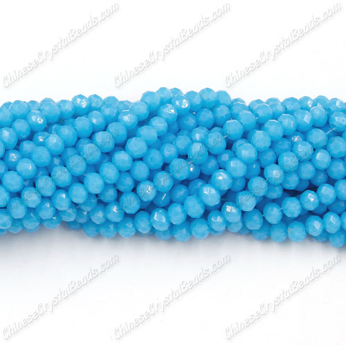 130Pcs 3x4mm Chinese rondelle crystal beads,aqua jade - Click Image to Close