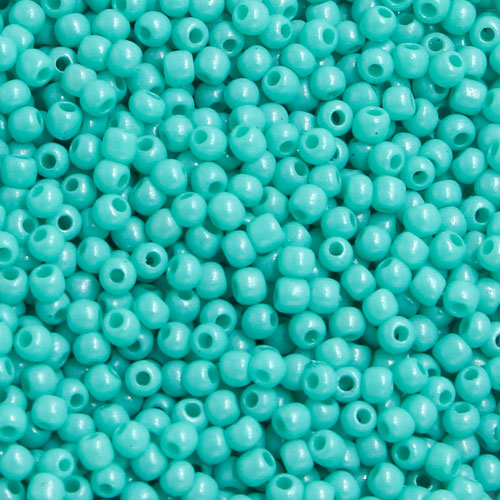 1.8mm AAA round seed beads 13/0, turquoise, #E07, approx. 30 gram bag - Click Image to Close