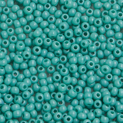 1.8mm AAA round seed beads 13/0, turquoise, #MX5, approx. 30 gram bag - Click Image to Close