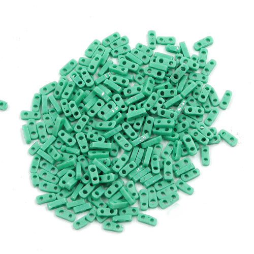 195Pcs Quarter Tila Seed Bead green turquoise - Click Image to Close