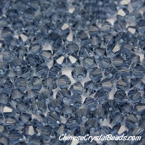 700pcs Chinese Crystal 4mm Bicone Beads,Blue ink, AAA quality - Click Image to Close