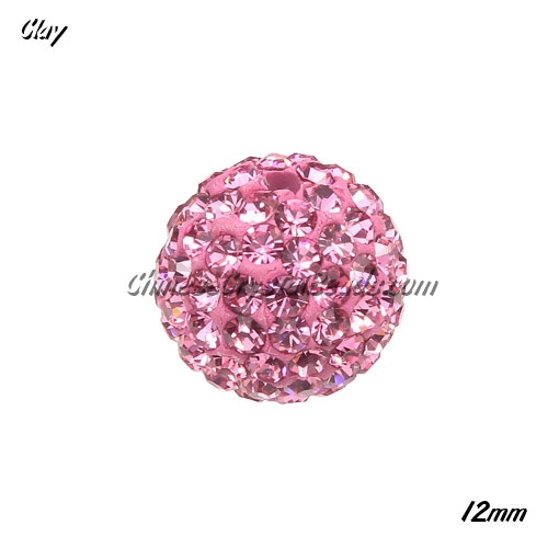 Pink Pave beads
