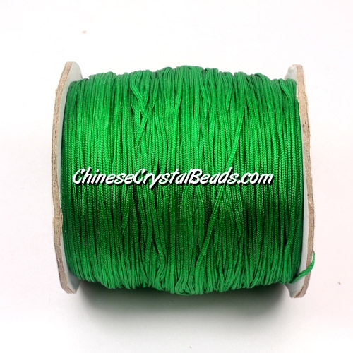 Nylon Thread 0.8mm, #116, green, sold per 130 meter bobbin - Click Image to Close
