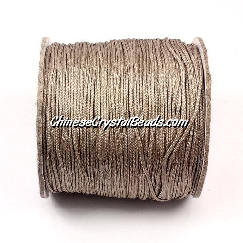 Nylon Thread 0.8mm, #139, silver, sold per 130 meter bobbin - Click Image to Close