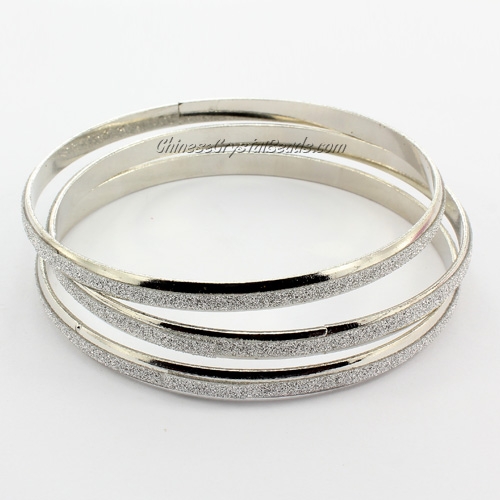3 hoop bracelet , 5mm wide, Length:60mm - Click Image to Close