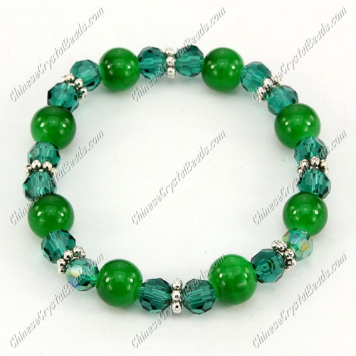 grass beads Stretch bracelet A003 - Click Image to Close