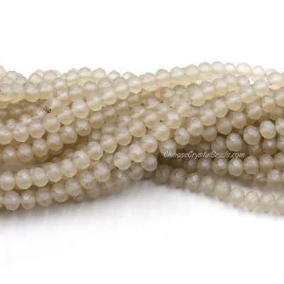 4x6mm D01 Chinese Crystal Rondelle Beads about 95 beads