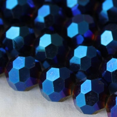 30Pcs Chinese crystal round 10mm beads , Blue light
