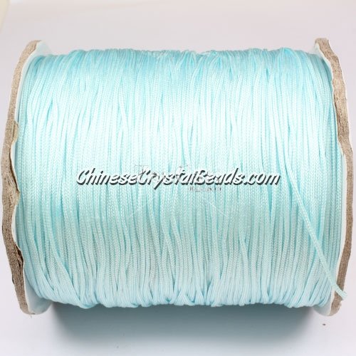 thick about 1mm, nylon string, aqua,sold by the meter