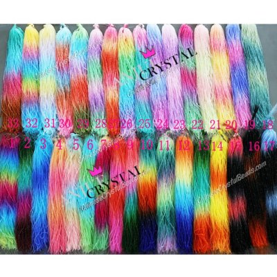 10 strands 2x3mm rondelle beads Mixed pating about 1700pcs,Please select the color number A is 31, B is 32 and C is 33