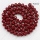 4x6mm Dark Red Velvet Chinese Crystal Rondelle Beads about 95 beads