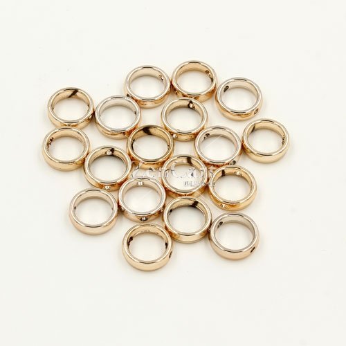 brass spacer beads, champagne gold plated brass, round shape, 12mm, Sold per pkg of 10.