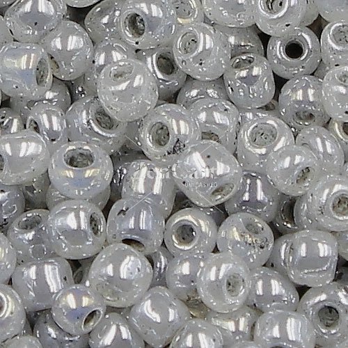 Glass Seed Beads, about 2mm, #40, opaque gray, Sold By 30 gram per bag