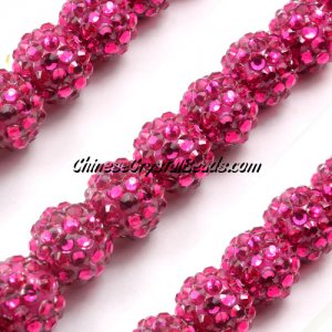 18mm Acrylic Disco beads fuchsia 1 bead