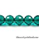 crystal round beads, Crystal Disco Ball Beads, Emerald, 96fa, 14mm, 10 beads