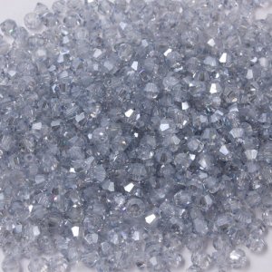 700pcs Chinese Crystal 4mm Bicone Beads gray blue light, AAA quality