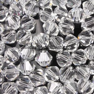 140 beads AAA Chinese Crystal 8mm Bicone Beads, Clear