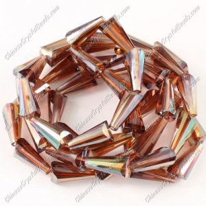 220pcs 8x15mm Chinese Artemis crystal beads strand #004