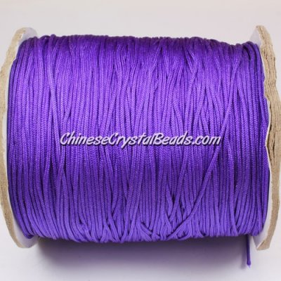 thick about 1mm, nylon string, Amethyst,sold by the meter