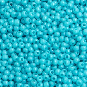 1.8mm AAA round seed beads 13/0, turquoise, #E06, approx. 30 gram bag