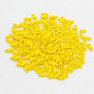 195Pcs Quarter Tila Seed Bead opaque yellow