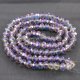 4x6mm purple and blue light Chinese crystal rondelle beads about 95 beads