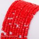 2x2mm cube crytsal beads, opaque red velet 3, 175pcs
