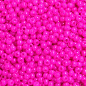 1.8mm AAA round seed beads 13/0, fuchsia, #E02, approx. 30 gram bag
