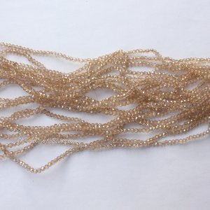 10 strands 2x3mm chinese crystal rondelle beads silver chapange AB about 1700pcs