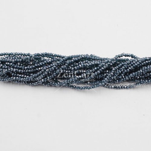 1.7x2.5mm rondelle crystal beads about 190Pcs 1xin18 10