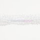 130Pcs 2x3mm Chinese Crystal Rondelle Beads, Clear