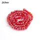 130 beads 2x3mm Chinese Crystal Rondelle Beads, siam AB