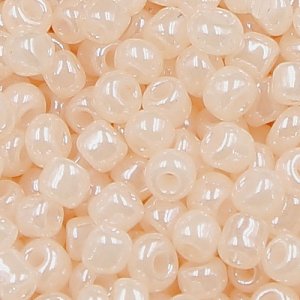 Glass Seed Beads, Round, about 2mm, #33, opaque gray Cream, Sold By 30 gram per bag