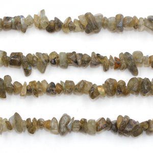 Labradorite chip, Gemstone Chips, 5mm to 10mm, Hole:1mm, Length:Approx 35 Inch