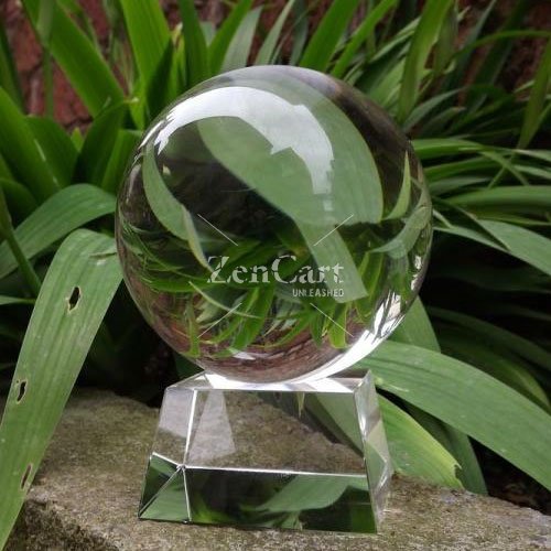 Crystal ball , clear, 40mm, not include bottom, No bubble without blemish, 1pcs