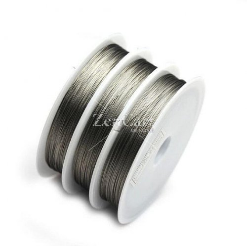Tiger Tail,beading wire,stainless steel wire.0.45mm diameter.100 metres spool