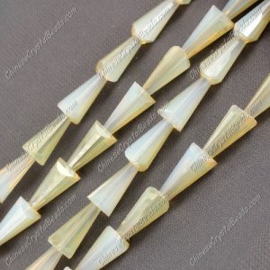 20pcs 8x15mm Chinese Artemis crystal beads strand #015