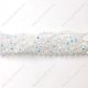 130Pcs 2x3mm Chinese Crystal Rondelle Beads, half Clear AB