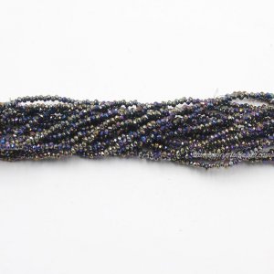 1.7x2.5mm rondelle crystal beads about 190Pcs 1xin18 3