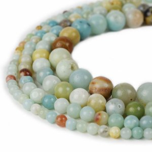 Natural Amazonite Beads 4mm 6mm 8mm 10mm 12mm Round Sold Per Approx 15 Inch Strand