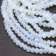 130Pcs 2x3mm Chinese Crystal Rondelle Beads Strand, opal white