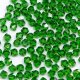 280 beads 6mm AAA bicone crystal beads dark green