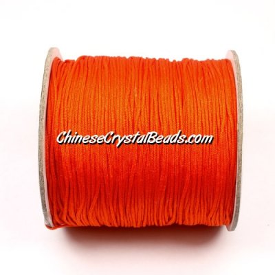 Nylon Thread 0.8mm, #142, Orange Red, sold per 130 meter bobbin