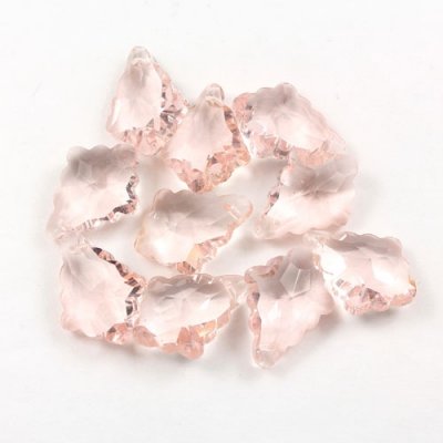 Chinese Crystal 6090 Baroque Pendants, 14x18mm,peach, 10 pcs