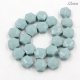 13x15mm Crystal Faceted Hexagon Beads, opaque seagreen, 1 Pc