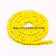 130Pcs 2x3mm Chinese Crystal Rondelle Beads, opaqul yellow
