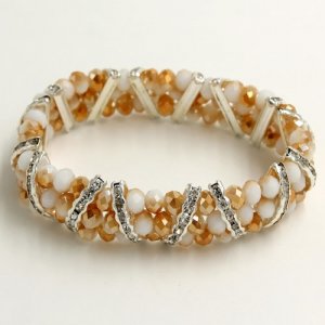 6mm rondelle crystal beads, about 7 inch