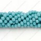 4x6mm Opaque turquoise Chinese Crystal Rondelle Beads about 95Pcs