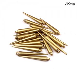 Basketball Wives Spikes Acrylic gold 35mm 20pcs