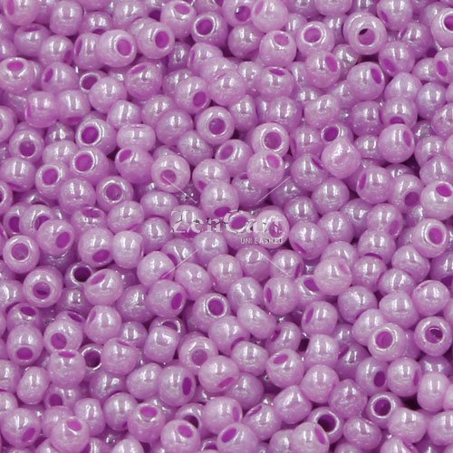1.8mm AAA round seed beads 13/0, Pearl luster purple, #P02, approx. 30 gram bag